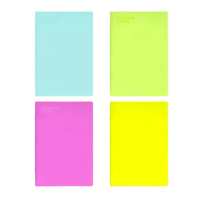 Seven - Color Code Fluocode A5 Ruled Notebook 5mm