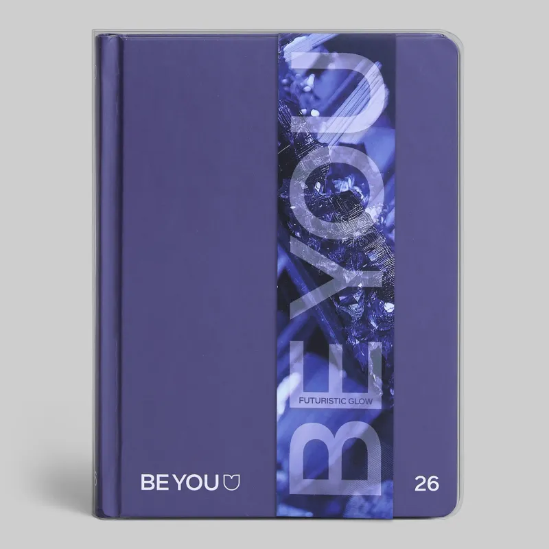 Be You 25/26 color Futuristic Glow agenda diary - Easy format
