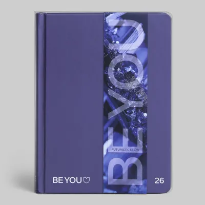 Be You 25/26 color Futuristic Glow agenda diary - Easy format