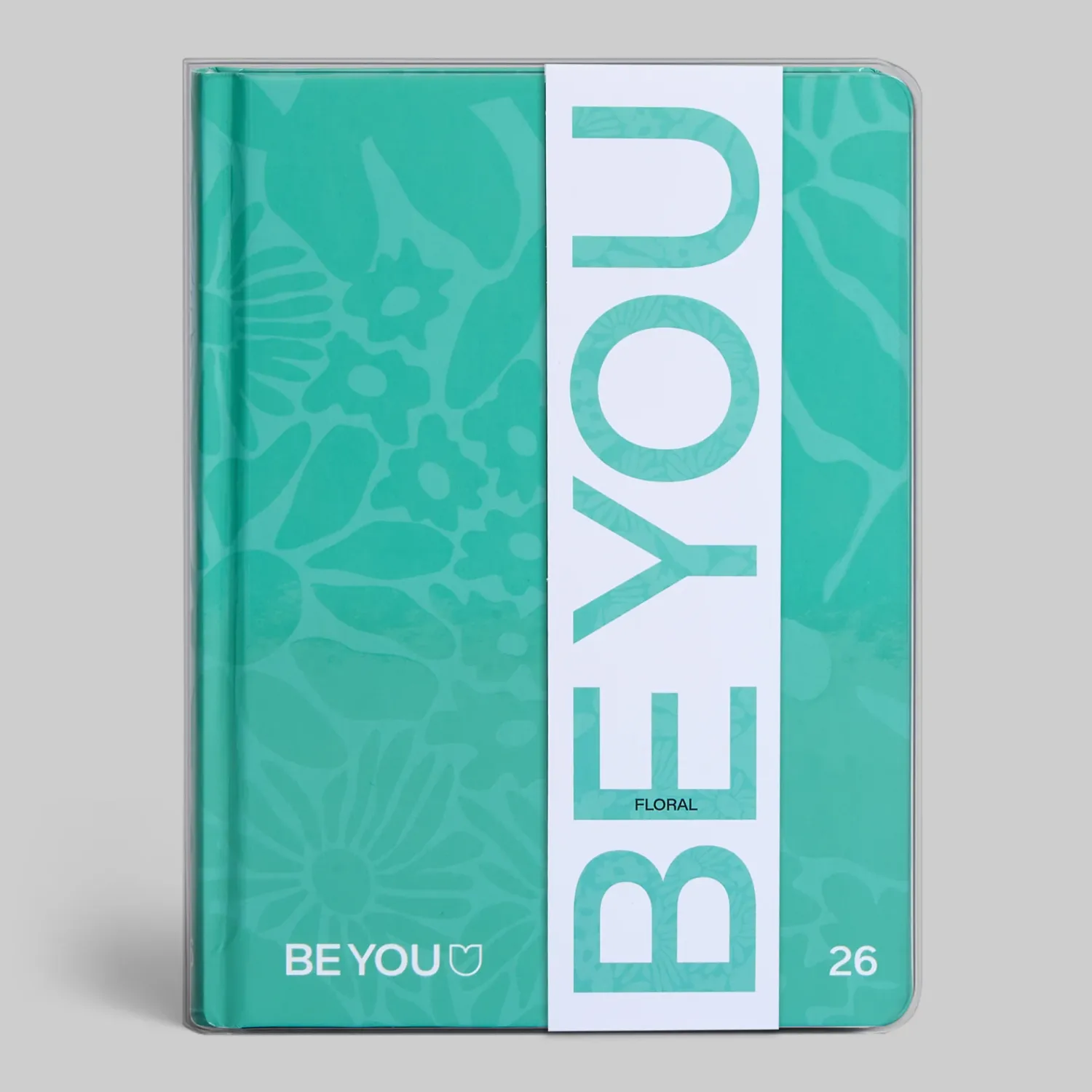 BE YOU - Floral Pattern, Diary 25-26 - 12 Months Dated - Easy Format