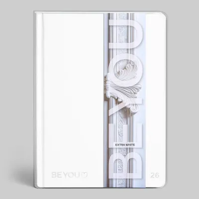 Be You 25/26 Extra White agenda diary - Standard format