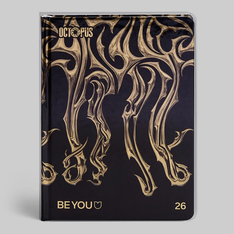 Be You Gold Octopus Diary 25/26 - Easy Format