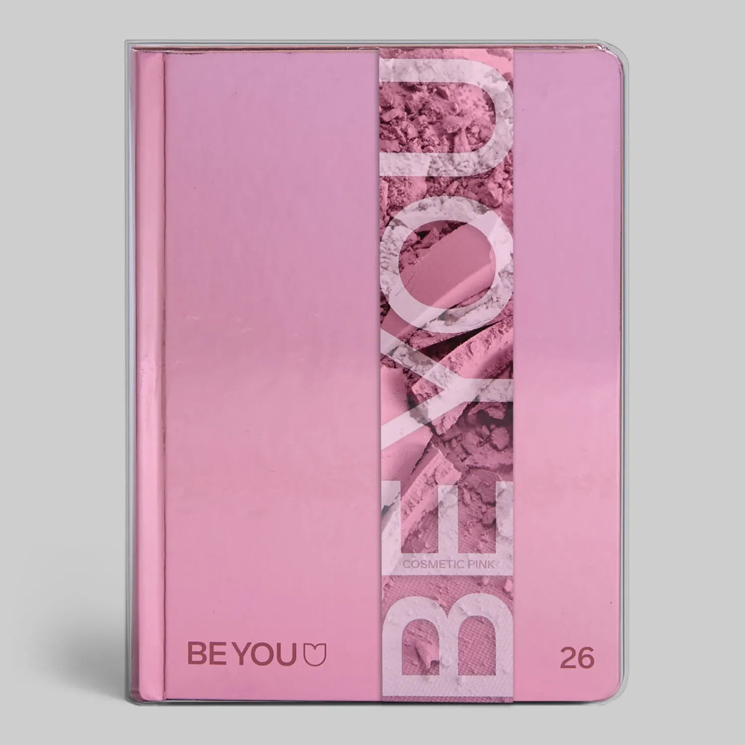 BE YOU - Cosmetic Pink, Diary 25-26, 12 Months, Easy Format