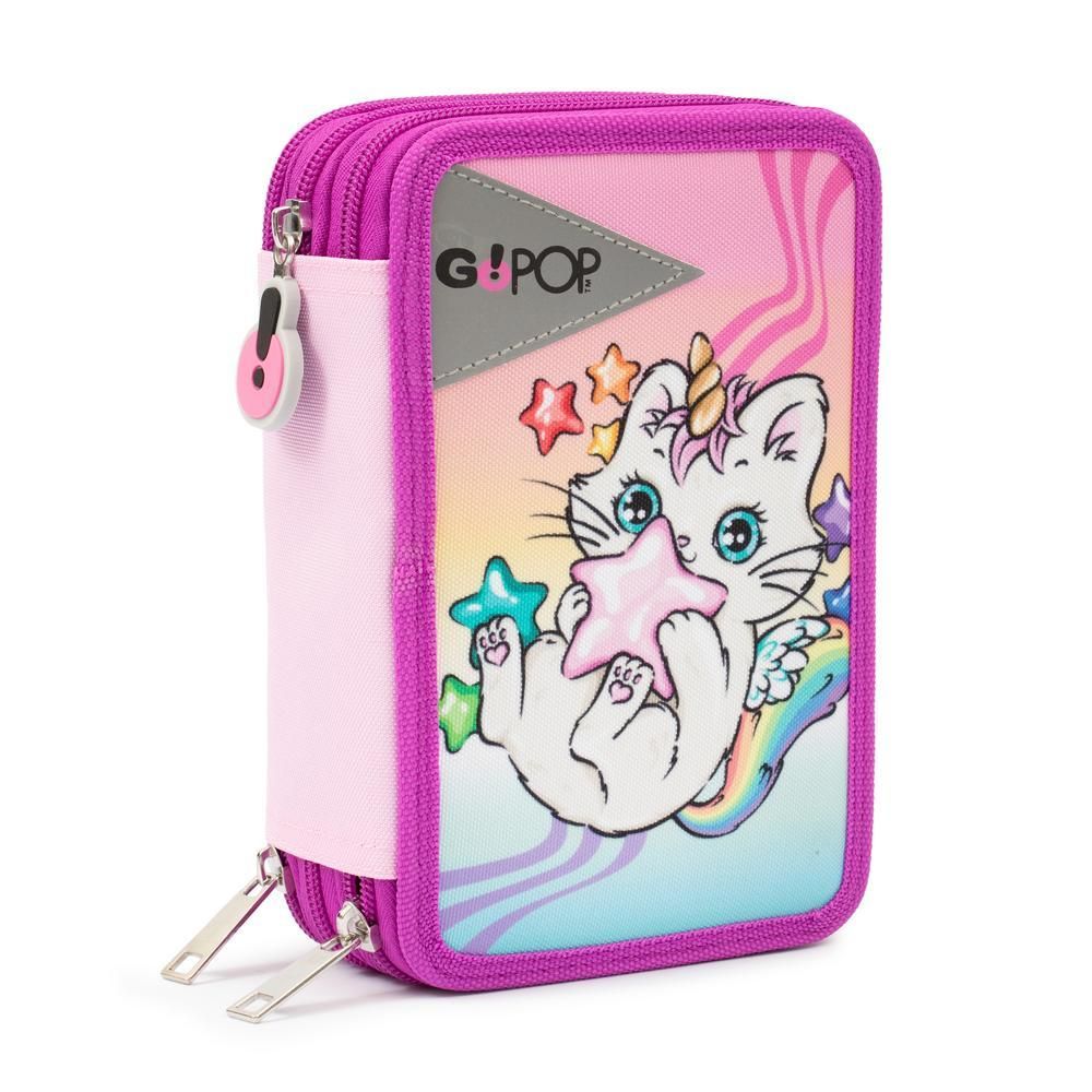 GoPop Meowcorn Triple Pencil Case