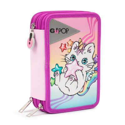 GoPop Meowcorn Triple Pencil Case