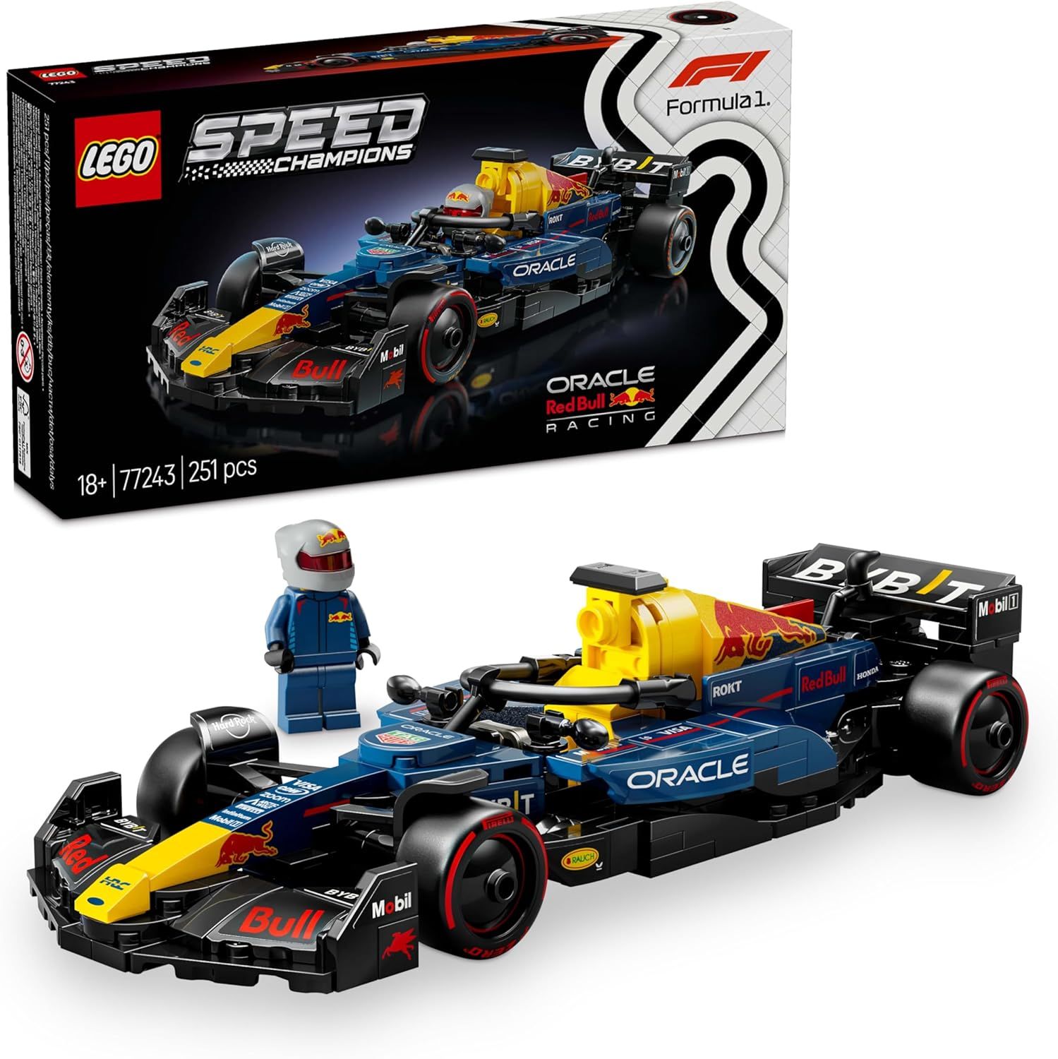LEGO Speed ​​Champions F1 Race Car Oracle Red Bull Racing - 77243