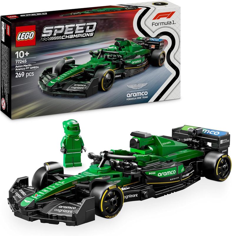 LEGO Speed Champions Aston Martin Aramco F1 Racing Car - 77245