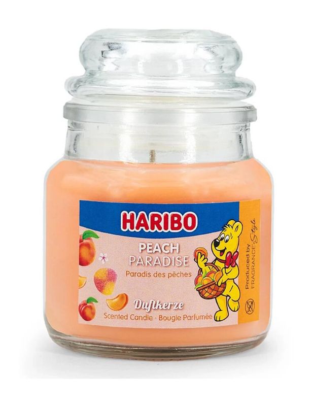 Haribo Peach Paradise Scented Candle 85g