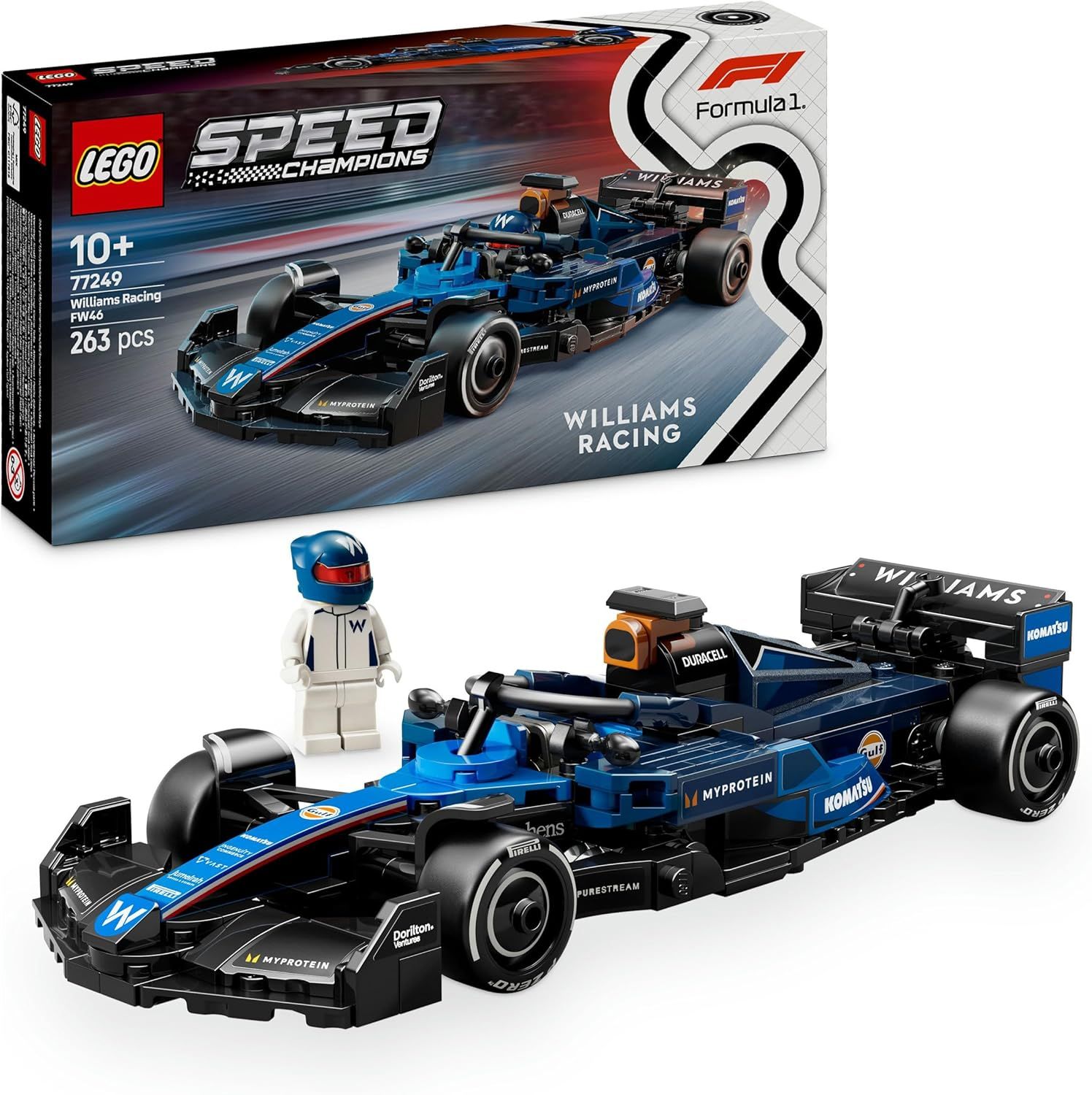 LEGO Speed Champions F1 Racing Car Williams Racing FW46 - code 77249
