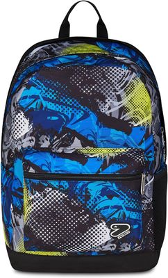 Seven® THE DOUBLE Blue Japan Mood NEW REVERSIBLE - BACKPACK WITH EARPHONES WIRELESS