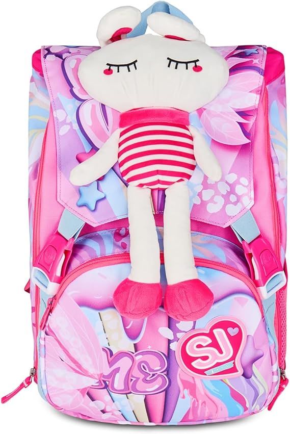 Sj Gang - EXPANDABLE BACKPACK BIG - PLUSHY RABBIT