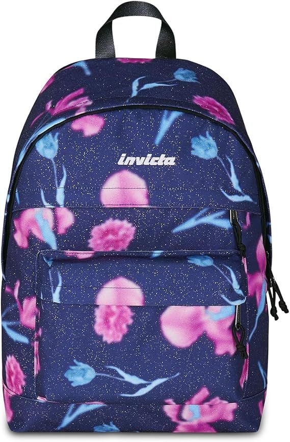 Invicta - AMERICAN FANTASY SHINE BACKPACK - Pink and Light Blue Flowers