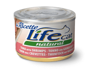 Life Natural Cat - Tonno con gamberetti 150gr
