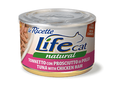 Life Natural Cat - Tonno con prosciutto di pollo 150gr