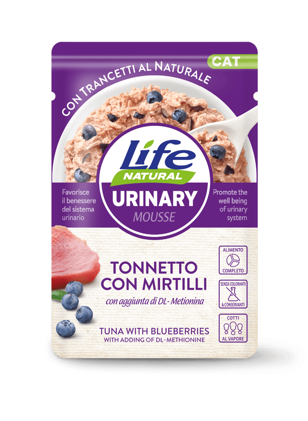 Life Natural Cat - Busta 70 gr – Urinary Tonnetto con mirtilli