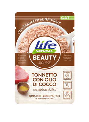 Life Natural Cat - Busta 70 gr – Beauty Tonnetto con Olio di cocco