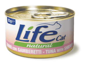 Life Natural Cat - TONNO CON GAMBERETTI 85g