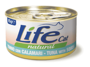 Life Natural Cat - TONNO CON CALAMARI 85g