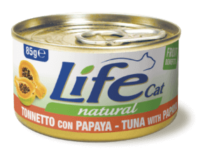 Life Natural Cat - Filetti di Tonno con Papaya 85g