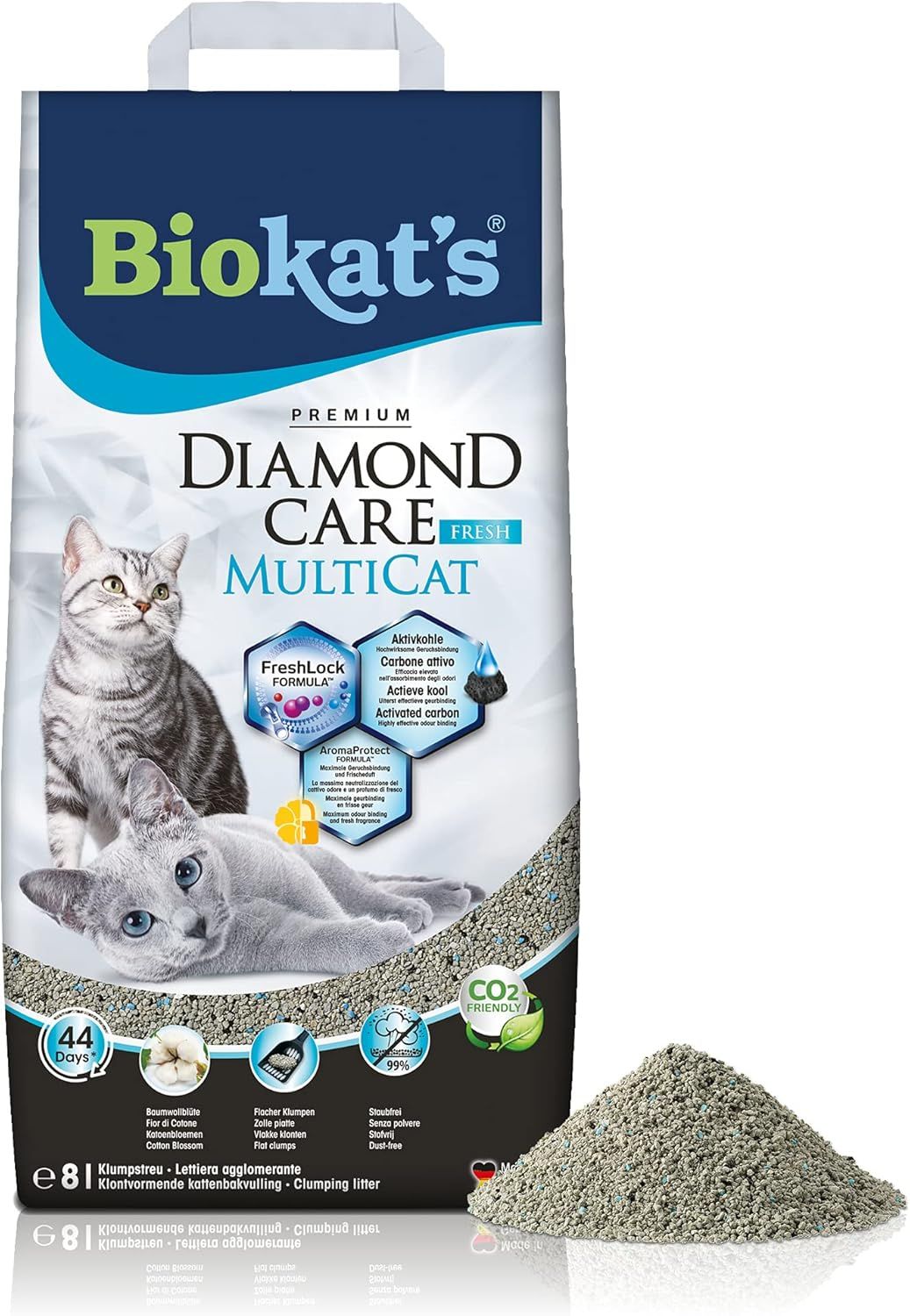 Biokat&#39;s Diamond Care MultiCat Fresh 8lt
