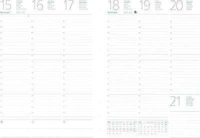 Agenda Nota Bene 2026 Settimanale A5 Safian Blu