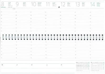 Agenda Nota Bene 2026 Planning W-O Opal Arancio