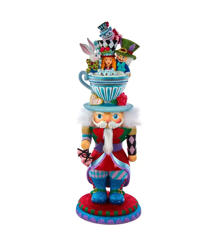 Nutcracker with Tea Hat - Alice - Hollywood Nutcrackers™