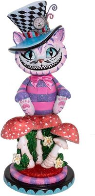 Kurt S. Adler Hollywood Nutcrackers - Alice - The Cheshire Cat and the Nutcracker