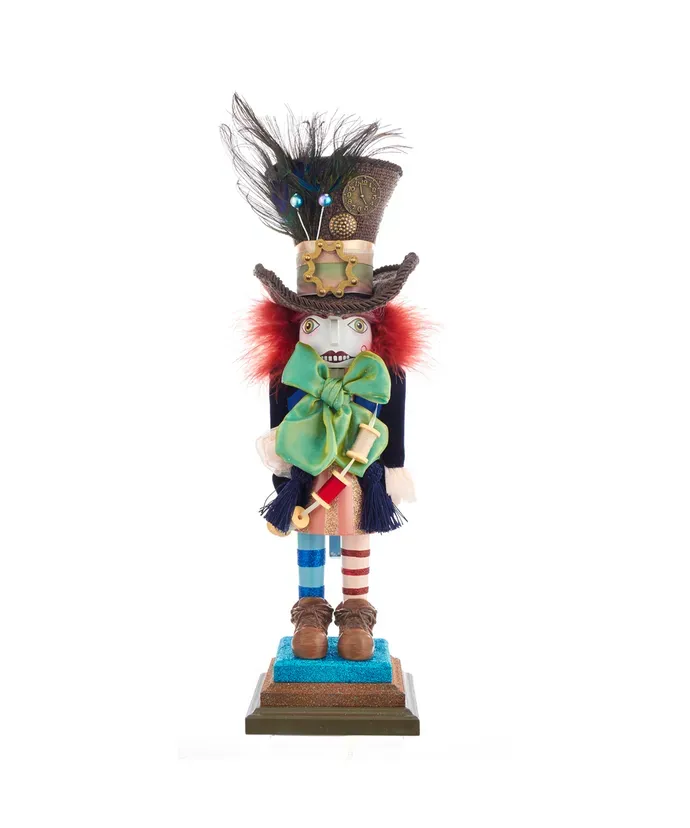 Kurt S. Adler Hollywood Nutcrackers - Alice - The Nutcracker and the Mad Hatter