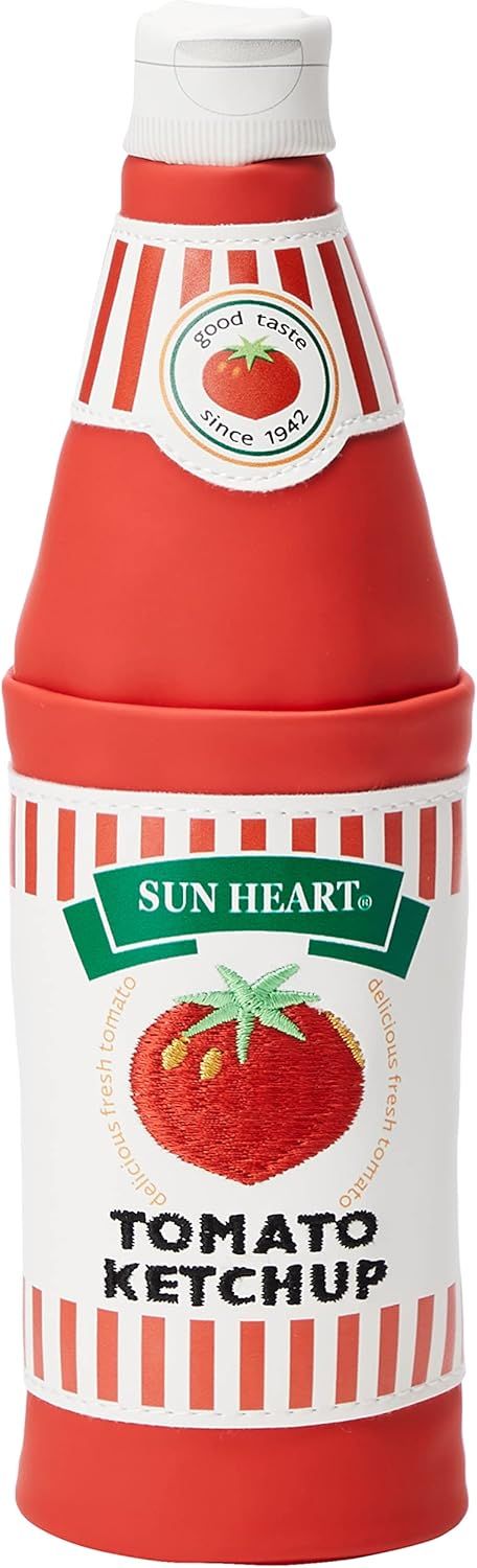 Marushin Pencil Case - Tomato Ketchup, 23x6,5 cm Yap Yup!