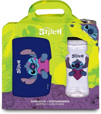 Seven Set Lunch Box + Water Bottle STITCH With Love