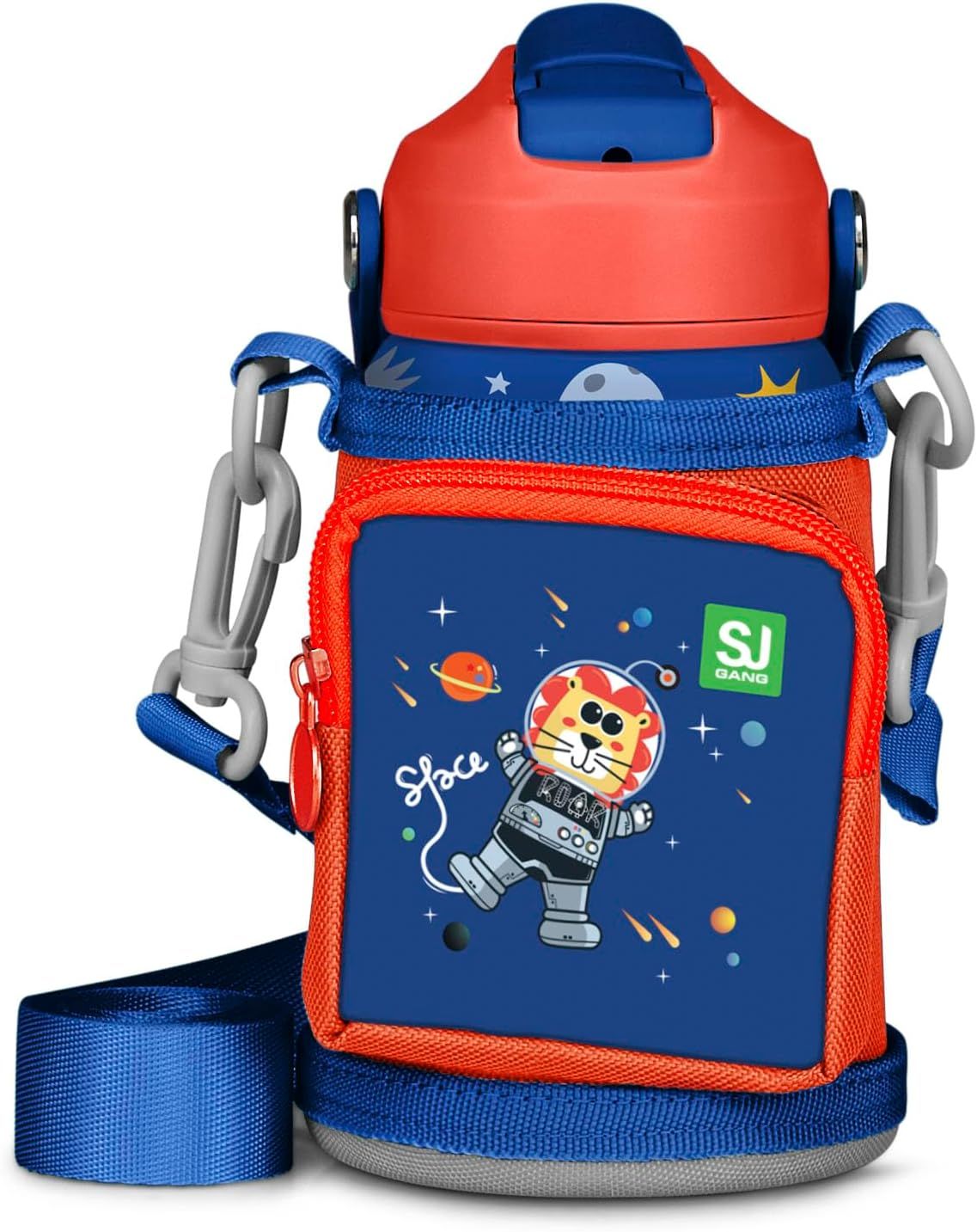 SJ GANG STYLE JAM Water Bottle with Bottle Cage - Lion