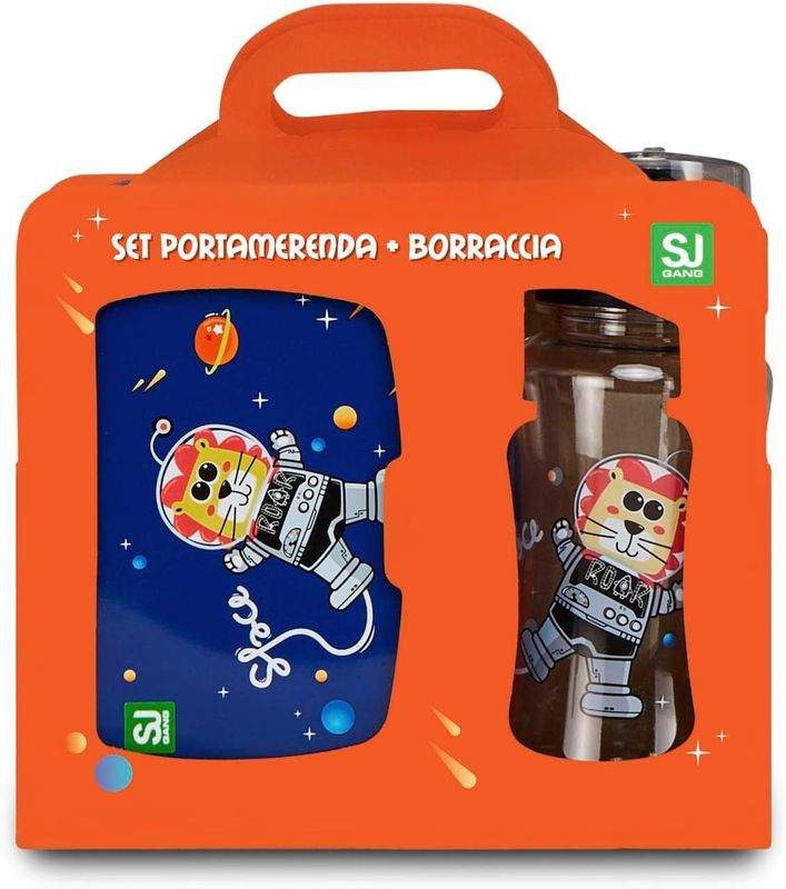 SJ GANG STYLE JAM Lunch Box and Water Bottle Set - Lion