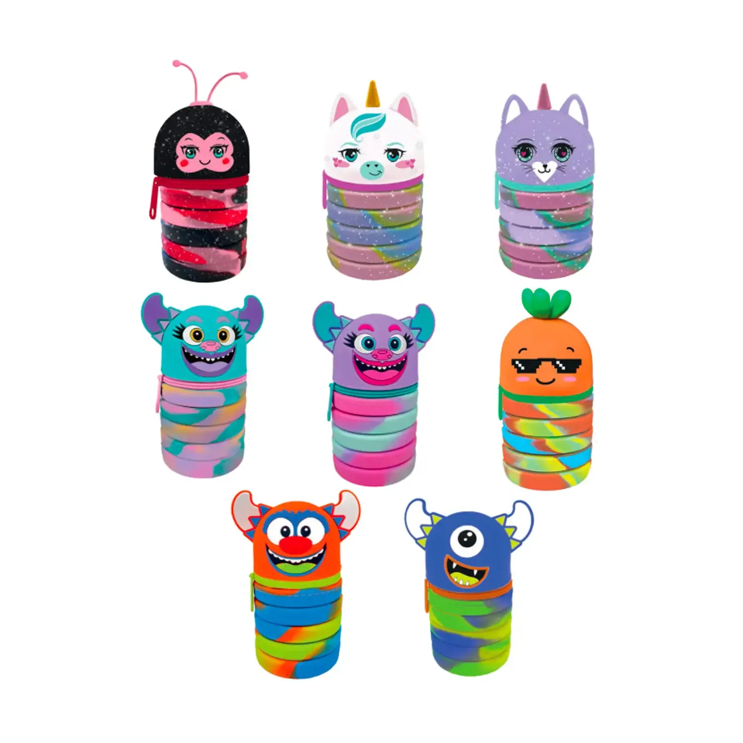 Mitama Extendable Silicone Pencil Case