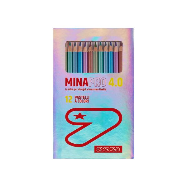 Minapro 4.0 Metallic Pastels Box of 12 Seven Colors