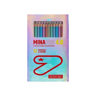 Minapro 4.0 Metallic Pastels Box of 12 Seven Colors