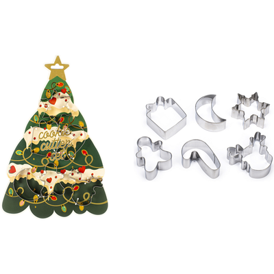 TRI COASTAL - CHRISTMAS TREE COOKIE CUTTER SET