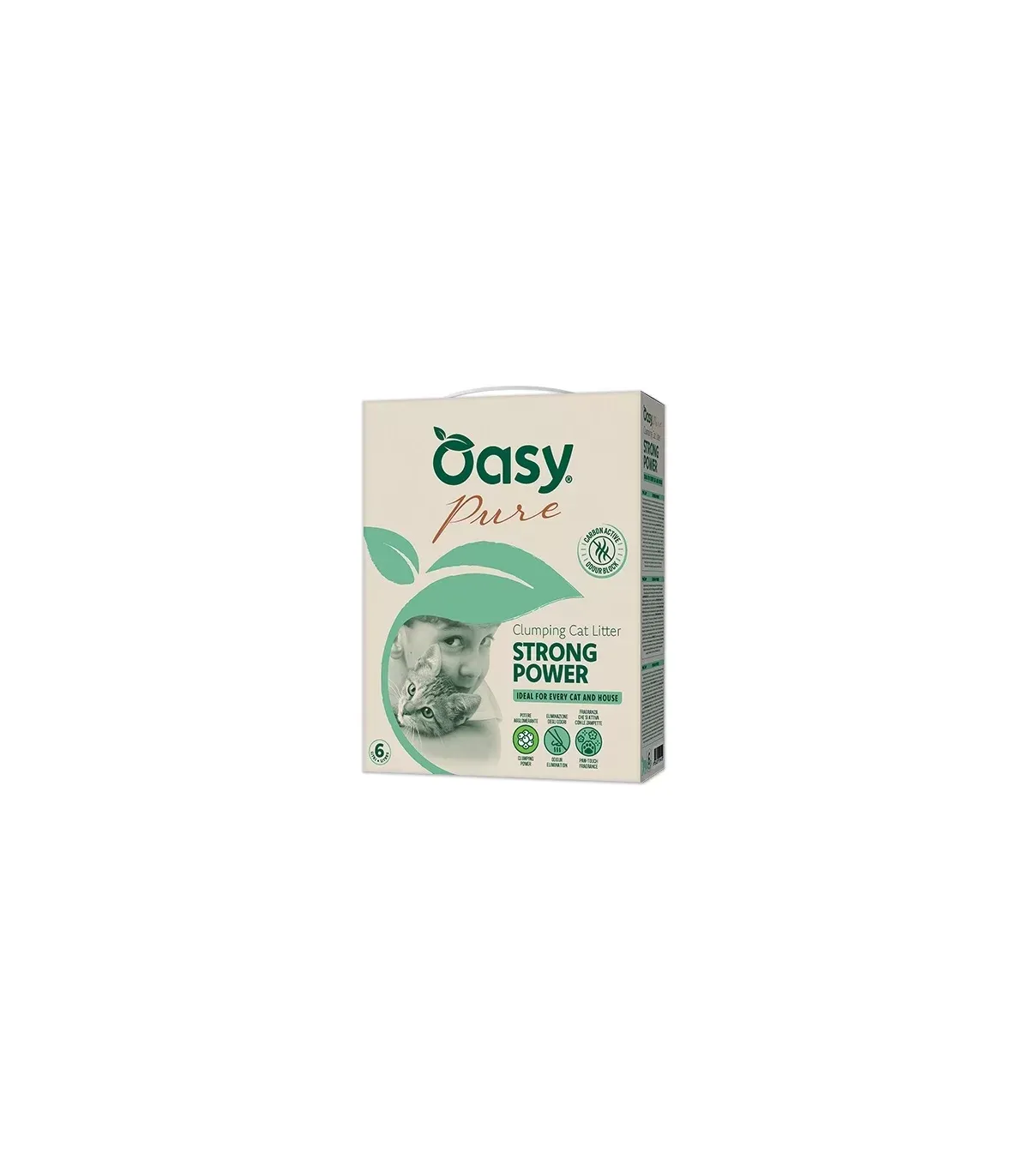 Oasy Pure Strong Power Mineral Litter 6 Lt