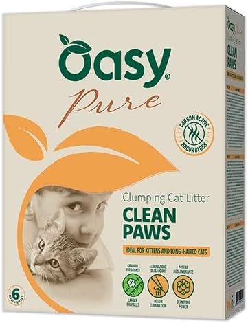 Oasy Pure Clean Paws Mineral Litter 6 Lt