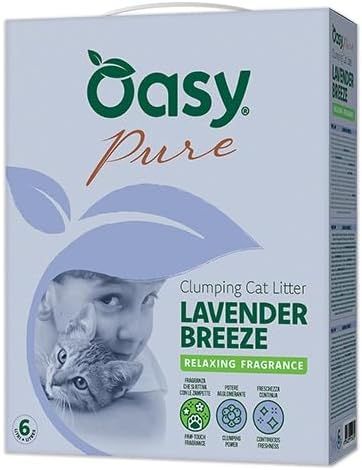 Oasy Pure Lavender Breeze Mineral Litter 6 Lt