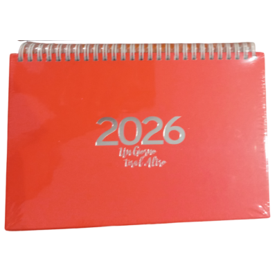 CALENDARIO 2026 da tavolo SPIRALATO biembi ROSSO un giorno tira l&#39;altro SCRIVANIA planner
