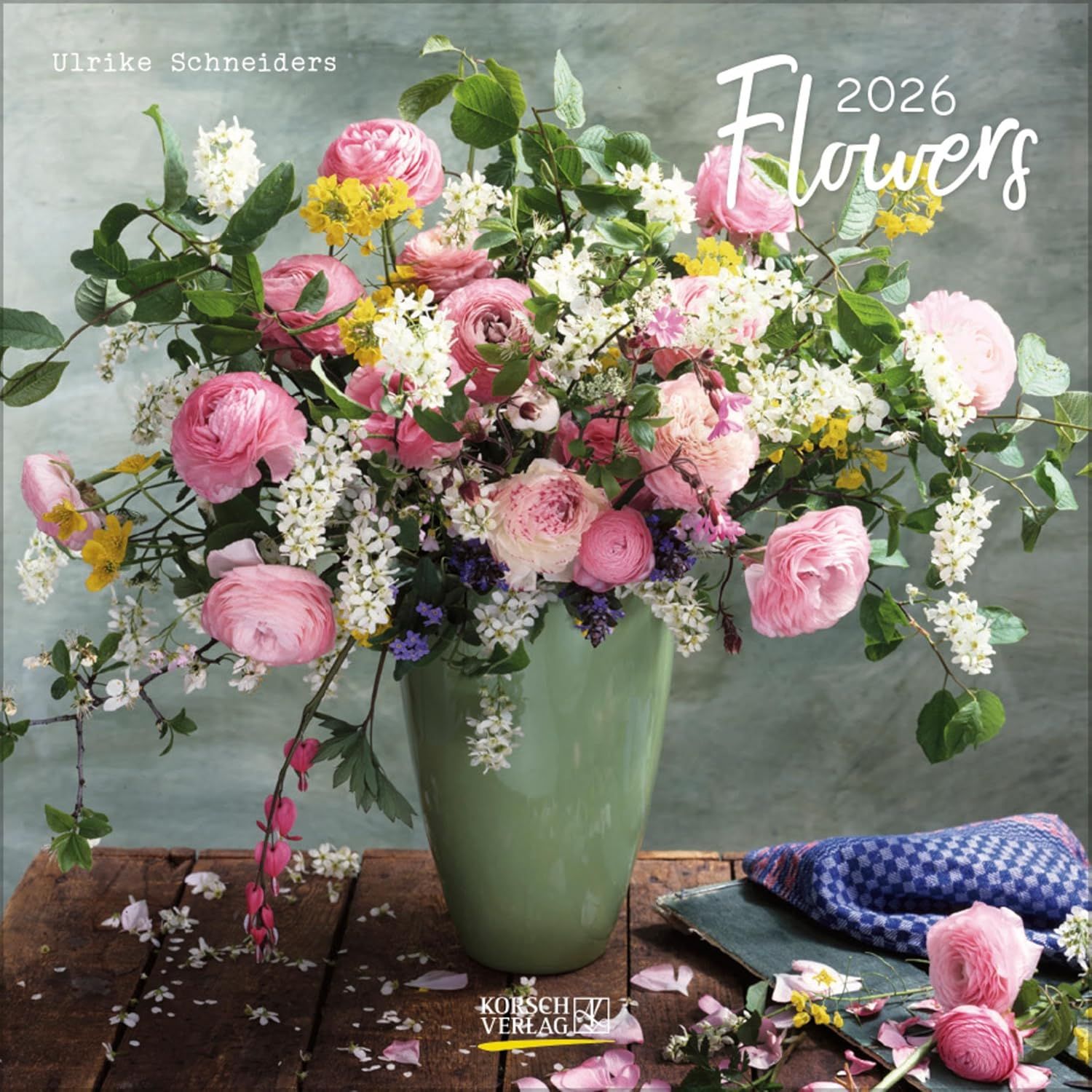 2026 Flowers CALENDAR 30 X 30 CM wall