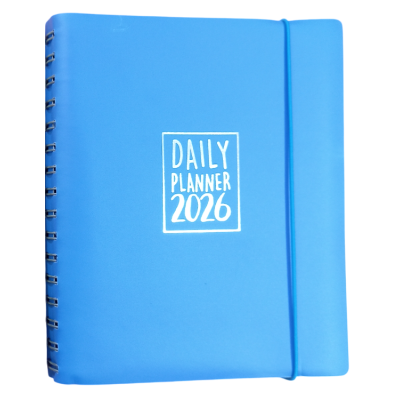 AGENDA 2026 Biembi IN CUOIO rigenerato - Spiralata Giornaliera