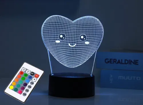 I-TOTAL - 3D LED lamp - Follow Your Heart
