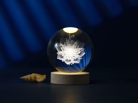 Lamp Large Sphere Mandala - Total Juggling