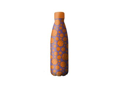 ITotal - 500ml Thermal Water Bottle - Basketball
