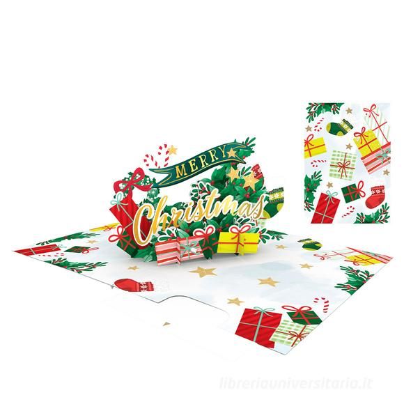 Origami Christmas Greeting Card - Merry Christmas