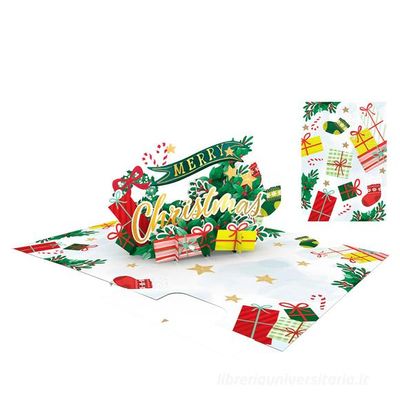 Origami Christmas Greeting Card - Merry Christmas
