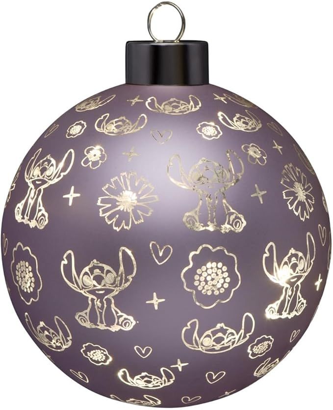 Christmas Inspiration - LED Glass Christmas Ball - Stitch