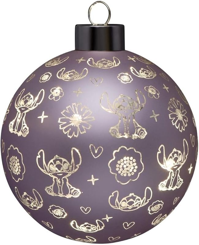 Christmas Inspiration - LED Glass Christmas Ball - Stitch